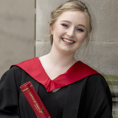 Hannah Wood at her graduation