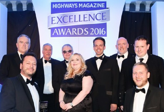 A group of people at the National Transport Awards