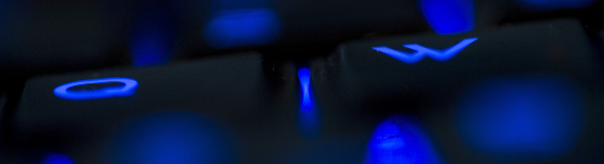 Abstract close up of keyboard letters on a keyboard