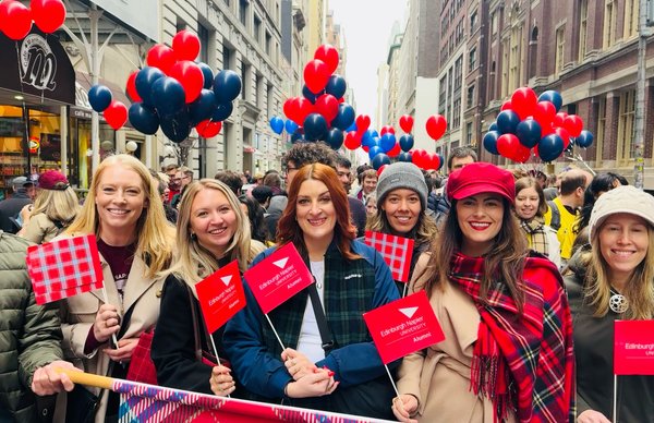 Edinburgh Napier Alumni march