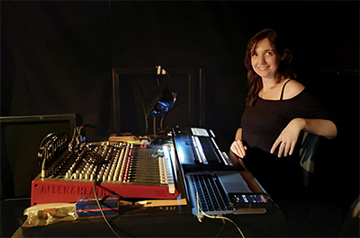 Sound Design student Angelica Estevez