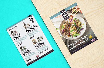 House of Seaweed leaflets