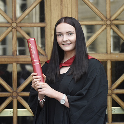 Claire Green at graduation