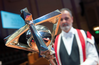 The mace and mace bearer.