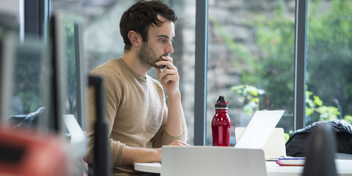 Students at work at Merchiston campus