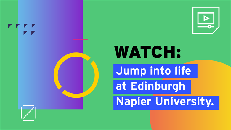 Edinburgh Napier University Open Days 2021 Hero Video