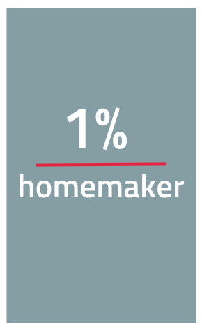 1% homemaker