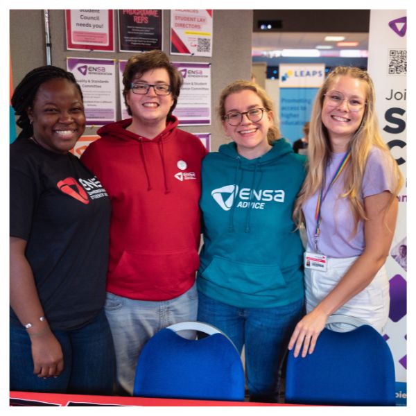 ENSA representatives attending an event