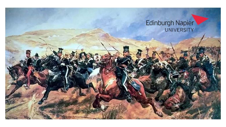 Soldiers riding on horseback