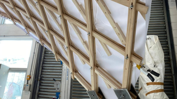 Bamboo structure details