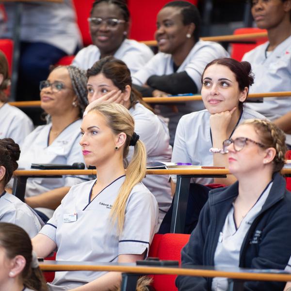 ENU nurses in lecture theatre