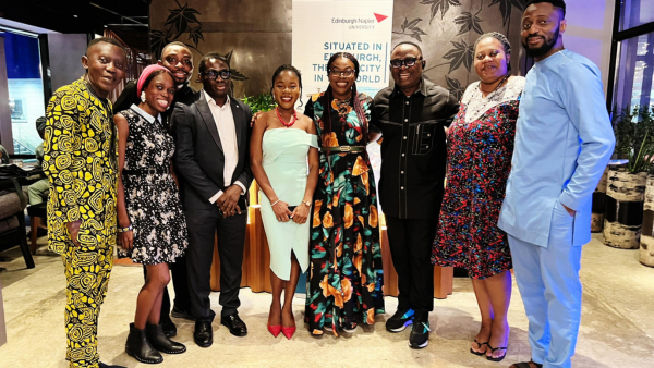 alumni at ENU alumni event in West Africa