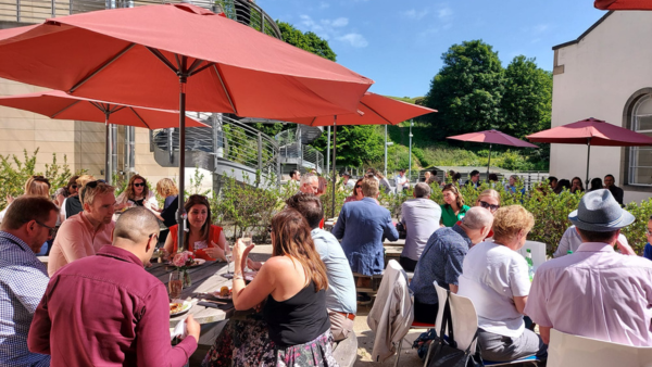 alumni at ENU alumni event