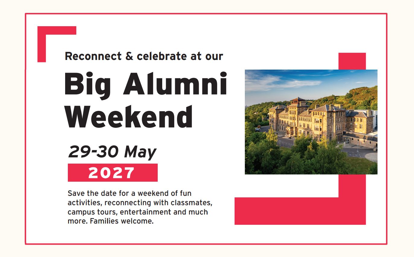 Big Alumni Weekend: 29 - 30 May 2027