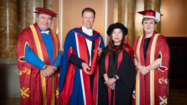 Honorary graduate Stephen Ingledew