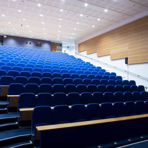 New LED lighting in lecture theatre