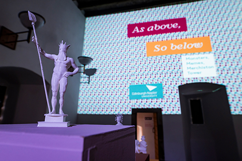 As Above So Below digital display