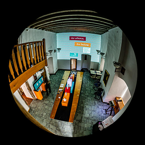 As Above So Below through a fisheye lens