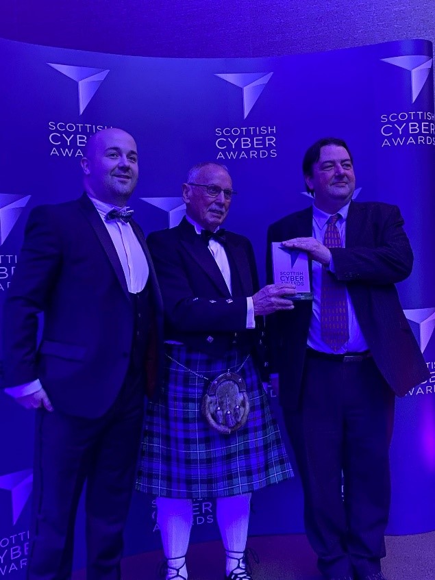 The Cyan Forensics' team picks up another award