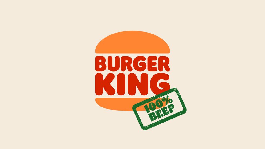 Visual from student Burger King campaign
