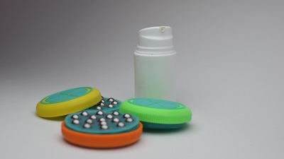 An eczema moisturiser applicator, called Citrus, submitted as a final project for the 2023 Degree Show by Product Design student Jacob Stanley