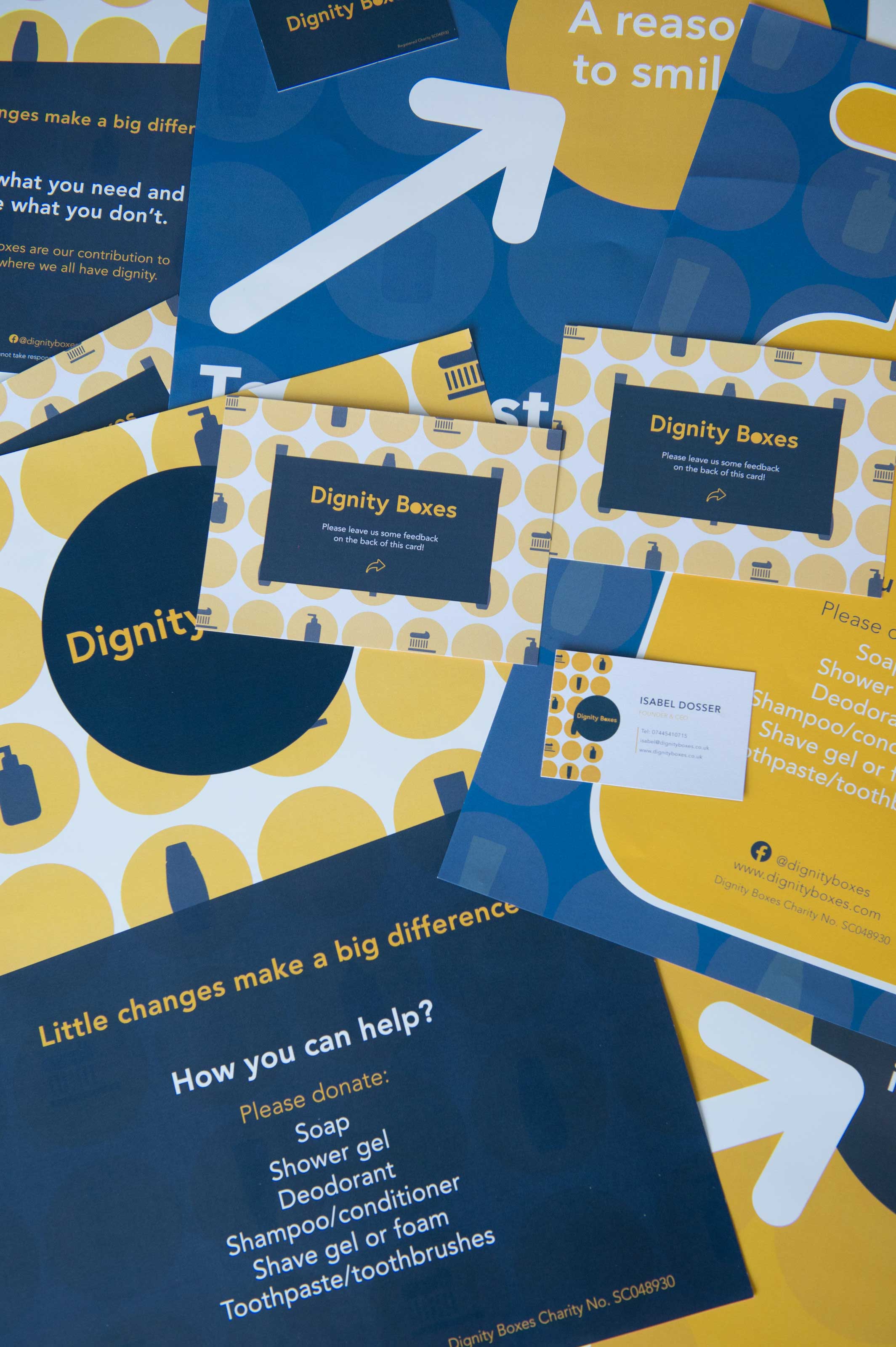 New Dignity Boxes' branding