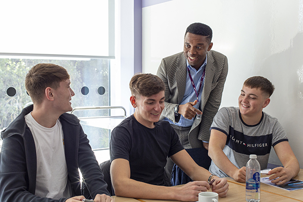 Recent cohort of Graduate Apprenticeships on their induction day at Edinburgh Napier&rsquo;s Craiglockhart campus late last year