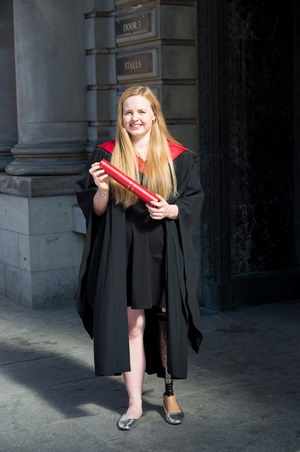 Hope Gordon at her graduation