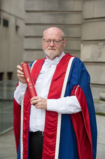 Honorary graduate Richard Dixon