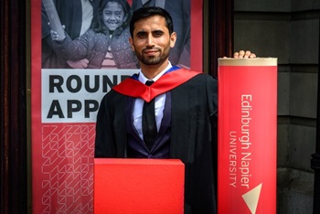 New graduate Abdur Rahim Anwari