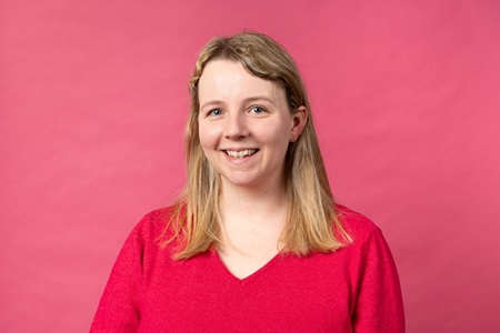 A profile headshot of Dr Adele Goman