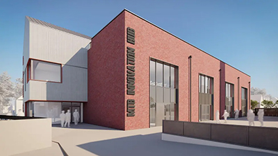 Computer generated image of new Mountain Bike Innovation Centre