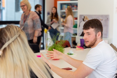 Bright Red Triangle's studio