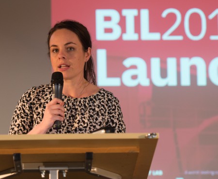 Kate Forbes MSP speaking at the launch of the Blockpass Identity Lab