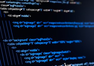 Digital coding on a screen
