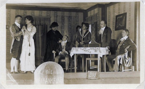 An archive photograph of a stage performance