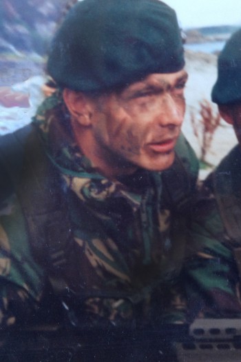 Matt Jones in army uniform