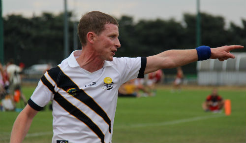 Generic photo of a sports referee pointing