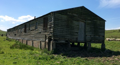 A PoW camp hut