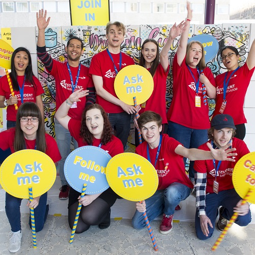 Student Ambassadors at Open Day