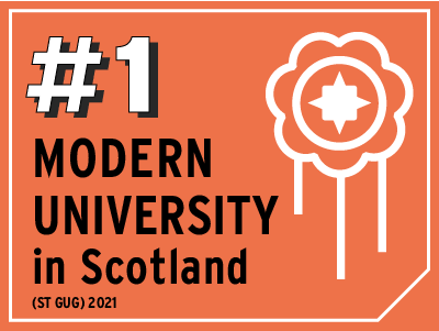 #1 Modern University in Scotland (ST GUG 2020)