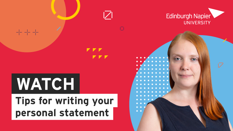 Video thumbnail: Watch - tips for writing your personal statement