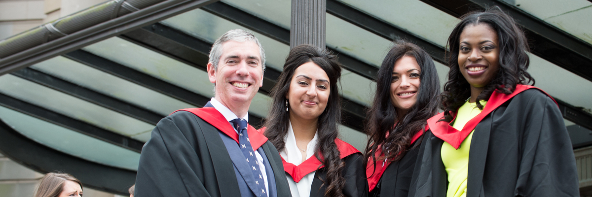Graduating law students | Edinburgh Napier University.