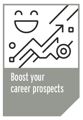 Career prospects info graphic.
