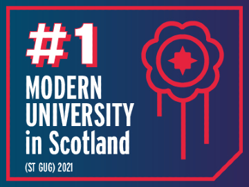 #1 Modern University in Scotland (ST GUG 2021)