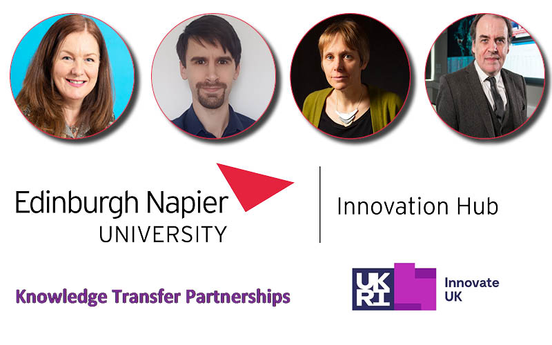 Profile images of guest speakers and logos 