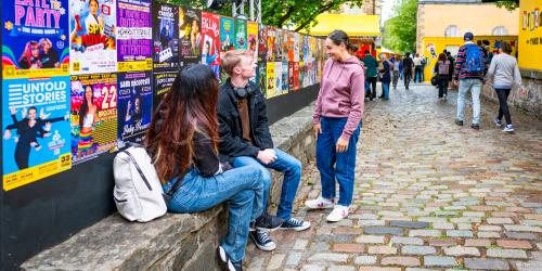students at the fringe