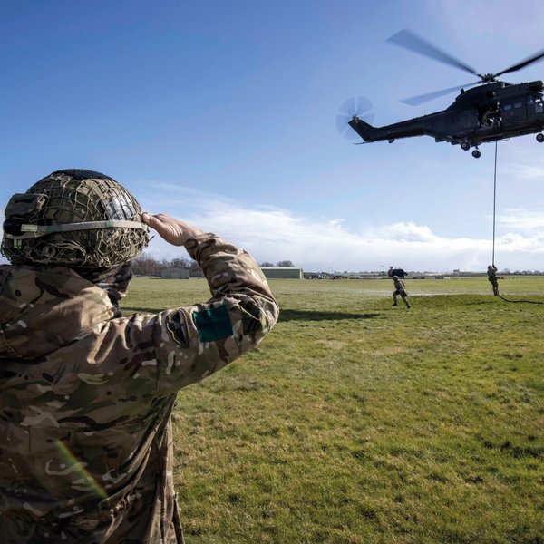 military operation in uniform