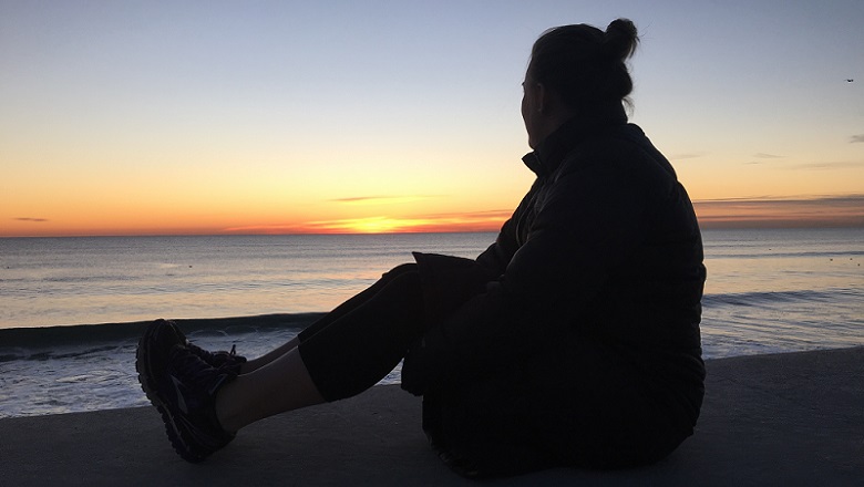 Michelle Moreau at Sunset
